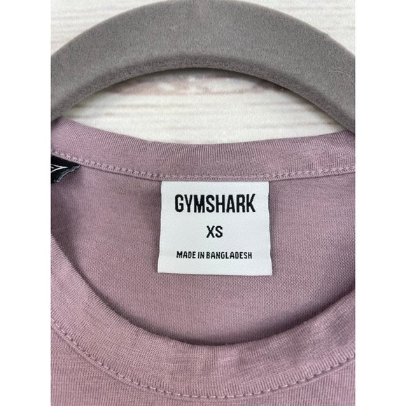 Gymshark Essential Tee Side Tie Purple XS - Picture 3 of 7